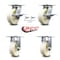 Service Caster 6 Inch Nylon Caster Brakes/Swivel Locks and 2 Rigid, 2PK SCC-35S620-NYR-SLB-BSL-2-R-2 - alternate 3